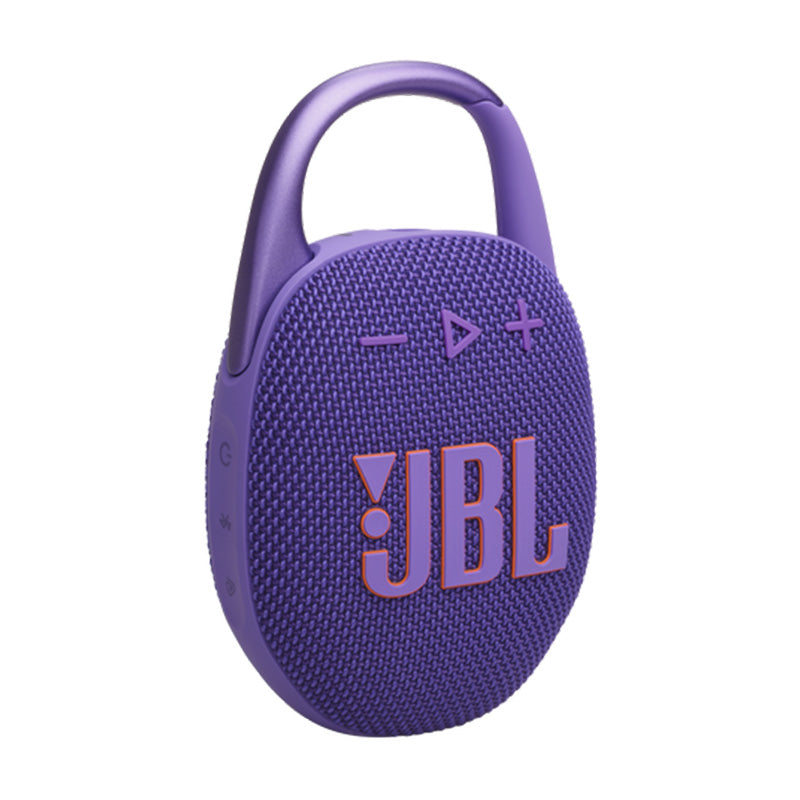 JBL Clip 5 Black Bluetooth Portable Speaker - Stereo / Wireless / Bluetooth - Purple