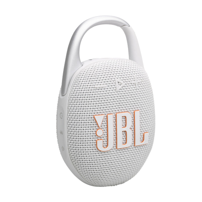 JBL Clip 5 Black Bluetooth Portable Speaker - Stereo / Wireless / Bluetooth - White