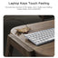 YESIDO KB11 Wireless Keyboard - 10M / 2.4G / USB / Bluetooth - White