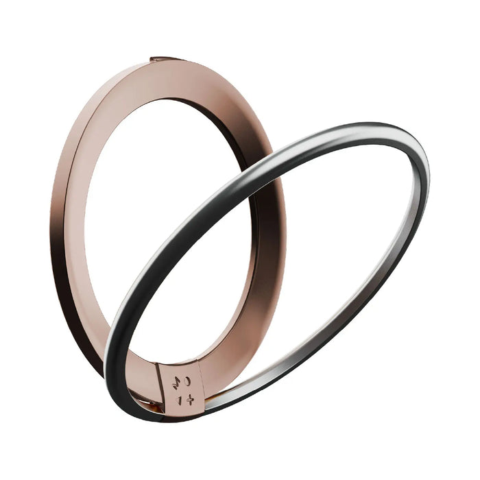 MOMAX Hoop Magnetic Ring Stand - Desert Titanium