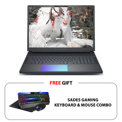 ديل 18 Area-51 AA18250 - 18 بوصة WQXGA / RTX 5070 Ti 12 جيجابايت / ألترا 275HX / 32 جيجابايت  2 تيرابايت  إس إس دي NVMe م.2)