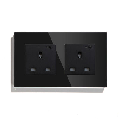 Gopeta Smart Wi-Fi UK Double Socket - 13A / Black
