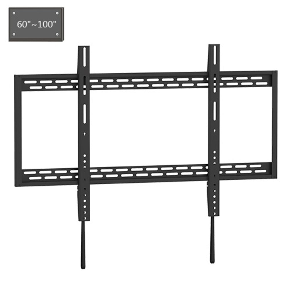 Orca Fixed TV Wall Mount for 60-inch to 100-inch TVs - LP37-69F