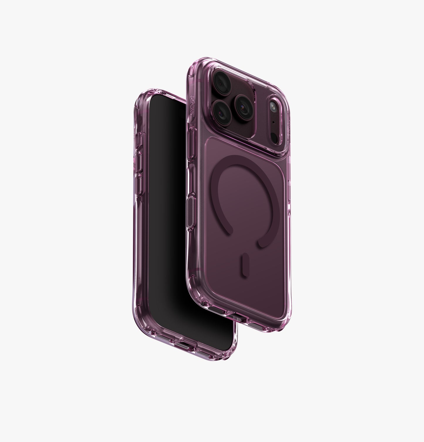 Uniq Hybrid Magclick Charging Lifepro Xtreme For Apple iPhone 18 Pro - Deep Burgundy