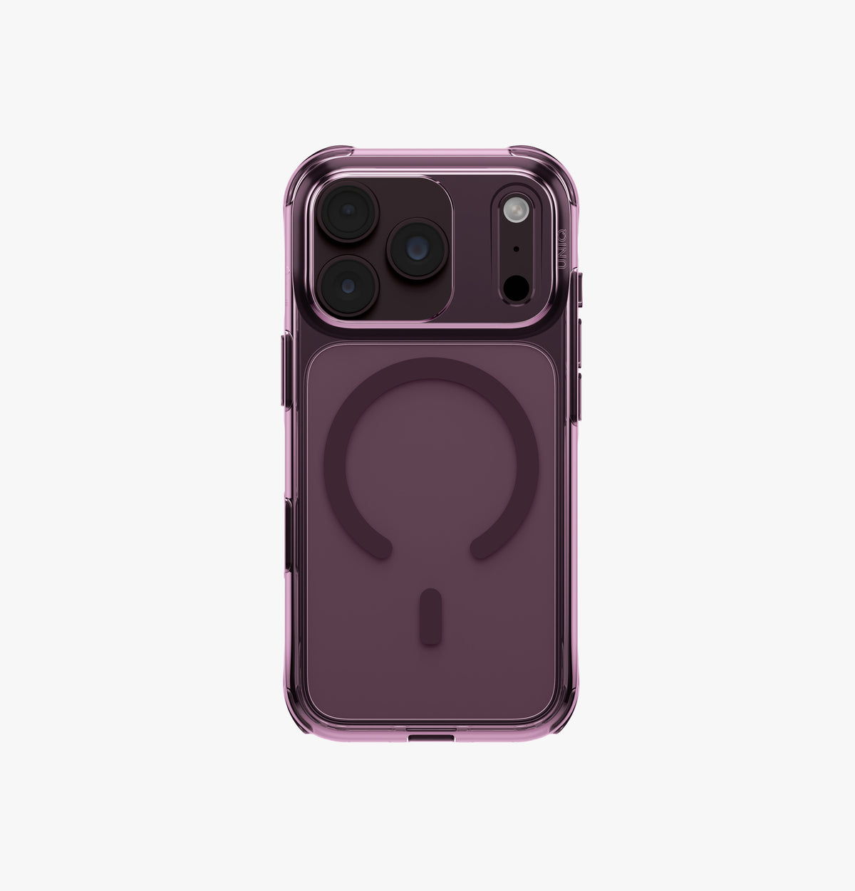 Uniq Hybrid Magclick Charging Lifepro Xtreme For Apple iPhone 18 Pro Max - Deep Burgundy