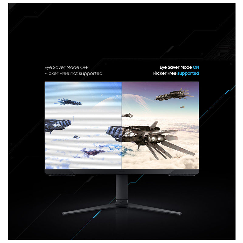 Samsung Odyssey G3 LS24AG320NMXUE Gaming Monitor - 24.0" VA FHD / 1ms / HDMI / DisplayPort / Black - Monitor