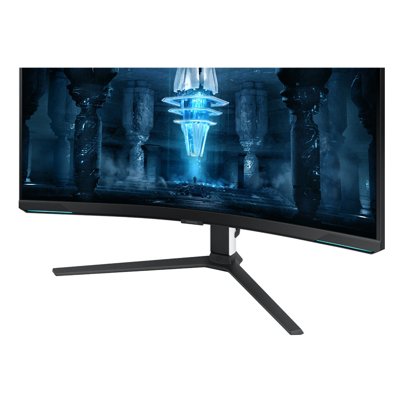 Samsung Odyssey Neo G8 LS32BG850NMXUE Curved Gaming Monitor - 32.0" VA UHD / 1ms / USB / HDMI / DisplayPort / White - Monitor