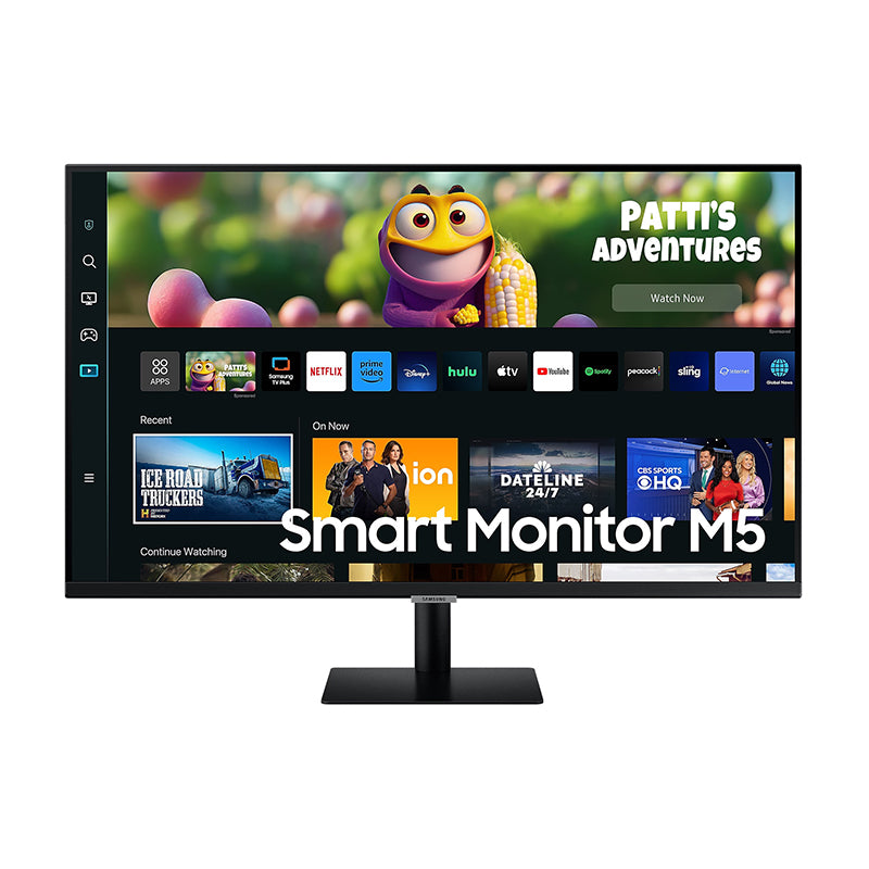 Samsung Full HD M5 LS32CM500EMXUE Gaming Monitor - 32.0" VA FullHD / 4ms / HDMI / USB / WiFi / Bluetooth v5.2 / Black - Monitor