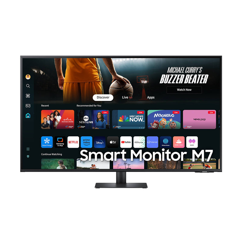 Samsung 4K UHD M70D LS32DM702UMXUE Smart Monitor - 32.0" 4K UHD / 4ms / HDMI / USB / Blutetooth v5.2 / Black - Monitor