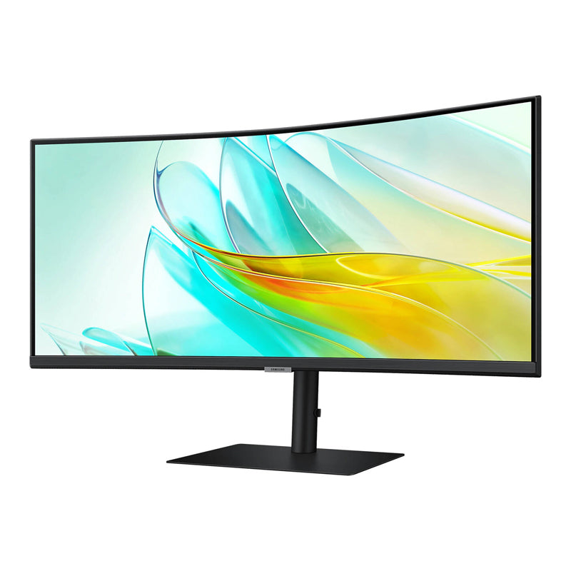 Samsung ViewFinity S6 34" Curved - 34.0" UWQHD FHD / 5ms / HDMI / Display Port / Headphone / Ethernet / USB / Black - Monitor