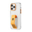 Levelo Morphix Clara Gripstand IMD Clear Back Case - iPhone 14 Pro / Orange