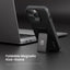 Levelo Morphix Gripstand PU Leather Case - iPhone 14 Pro / Black