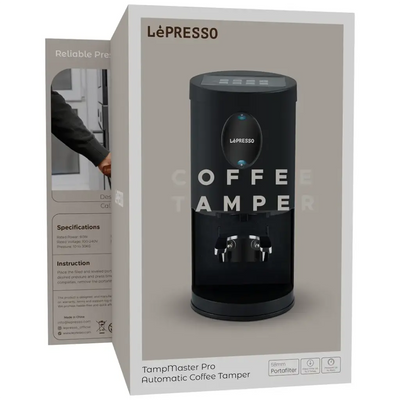 LePresso Tampmaster Pro Automatic Coffee Tamper - Black Color