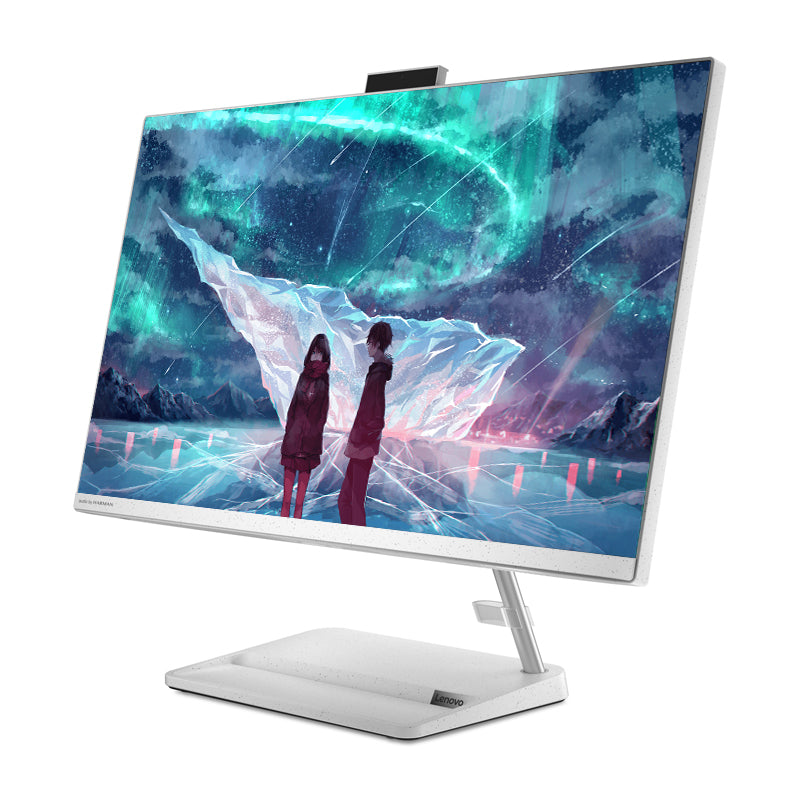 Lenovo IdeaCentre 3 Gen 7 AIO PC - i7 / 8GB / 512GB (NVMe M.2 SSD) / 23.8" FHD Multi-Touch / DOS (Without OS) / 1YW / White - Desktop