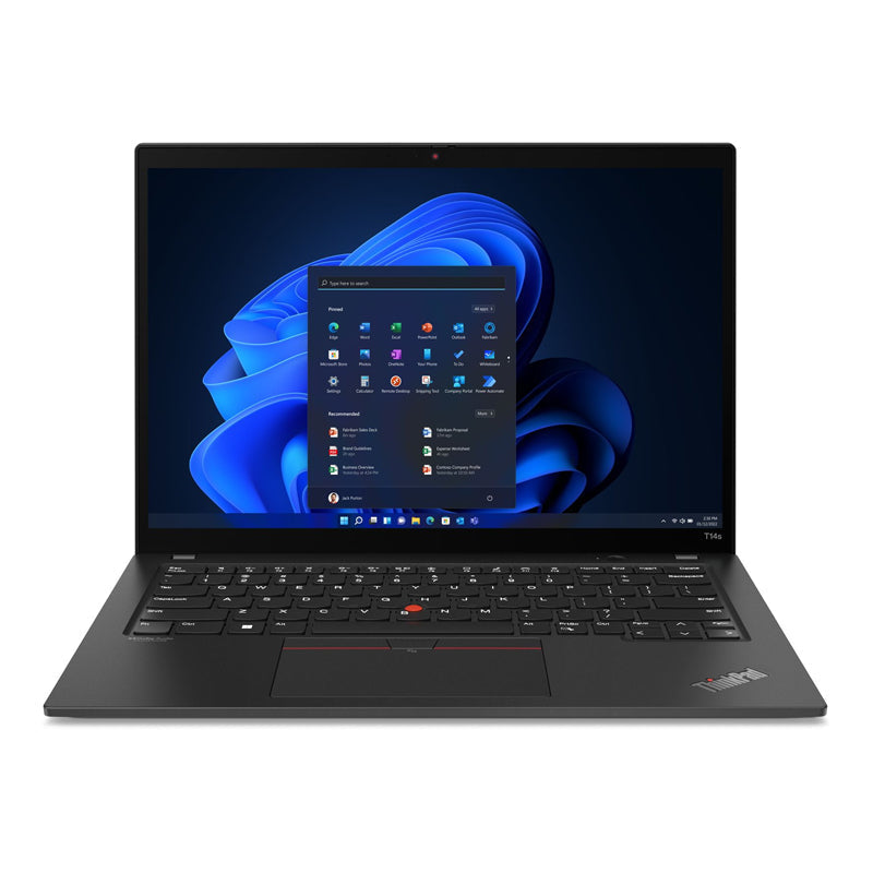 Lenovo ThinkPad T14s Gen 4 - 14.0" WUXGA / i7 / 16GB / 1TB (NVMe M.2 SSD) / WWAN / Win 11 Pro / 3YW / Arabic/English / Deep Black - Laptop