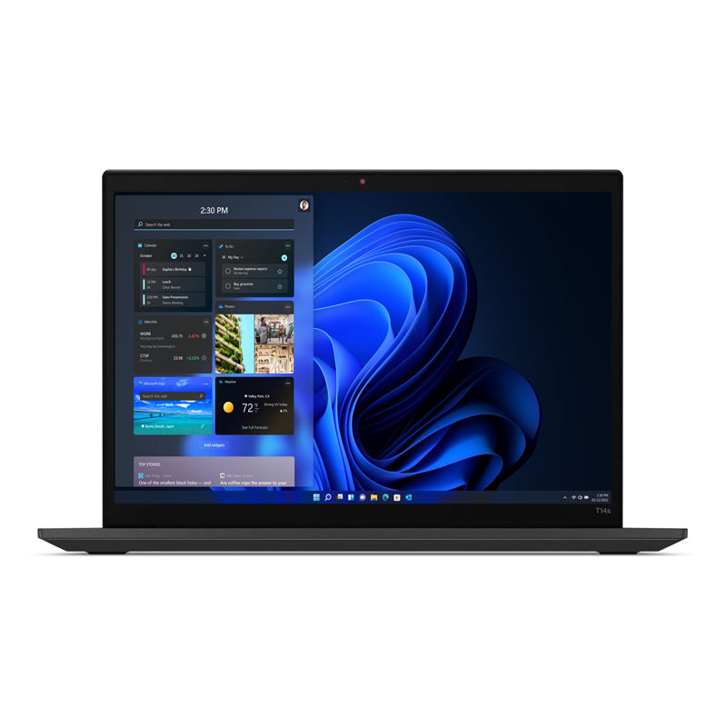 Lenovo ThinkPad T14s Gen 4 - 14.0" WUXGA / i7 / 16GB / 1TB (NVMe M.2 SSD) / WWAN / Win 11 Pro / 3YW / Arabic/English / Deep Black - Laptop