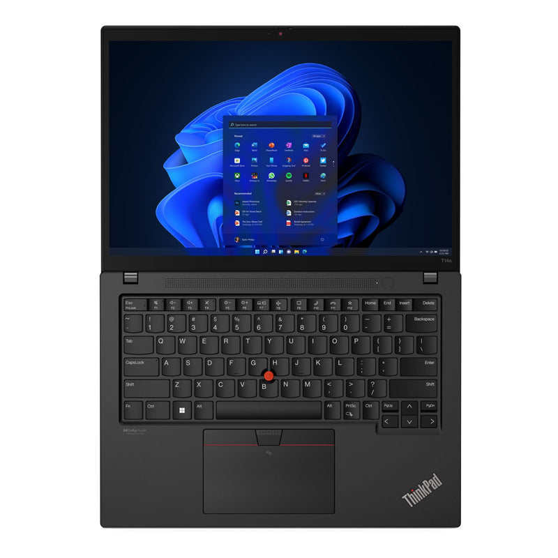 Lenovo ThinkPad T14s Gen 4 - 14.0" WUXGA / i7 / 16GB / 1TB (NVMe M.2 SSD) / WWAN / Win 11 Pro / 3YW / Arabic/English / Deep Black - Laptop