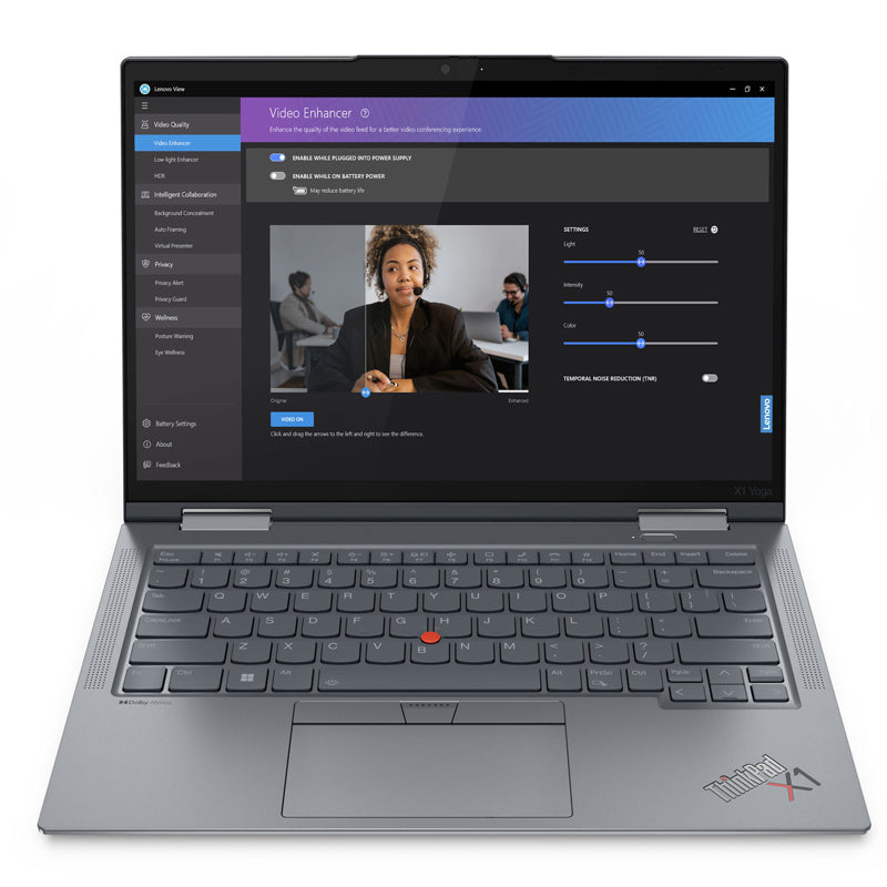 Lenovo ThinkPad X1 Yoga Gen 8 - 14.0" WUXGA Multi-Touch / i7 / 16GB / 512GB (NVMe M.2 SSD) / Win 11 Pro / 3YW / Arabic/English / Storm Grey - Laptop