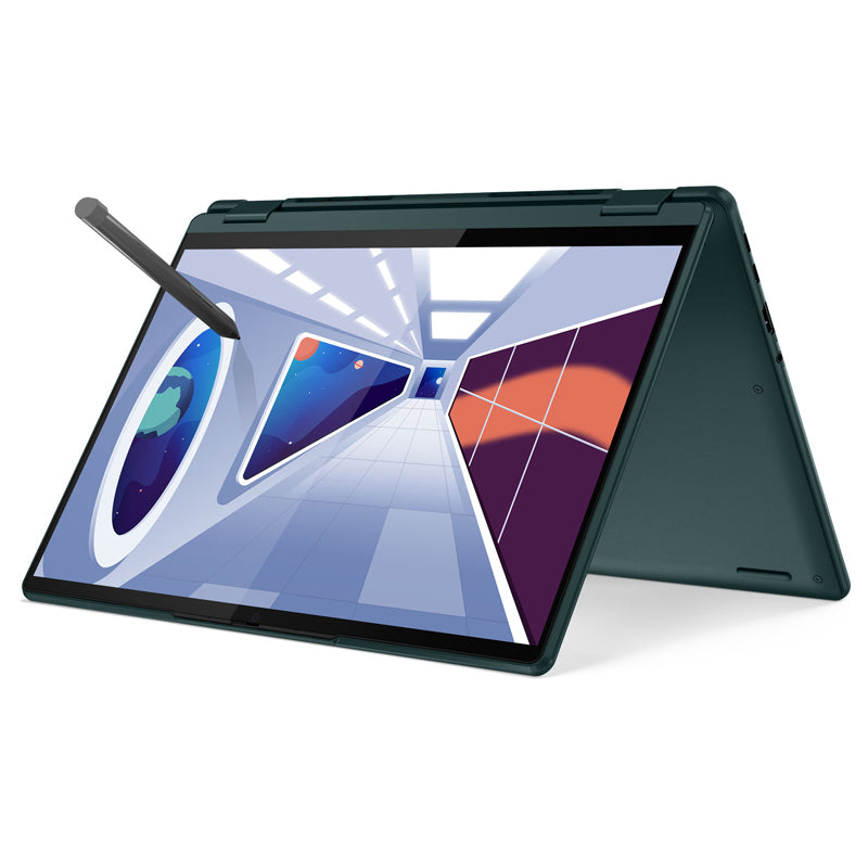 Lenovo Yoga 6 Gen 8 - 13.3" WUXGA Multi-Touch / AMD Ryzen 7 / 16GB / 512GB (NVMe M.2 SSD) / Win 11 Home / 1YW / Arabic/English / Dark Teal - Laptop