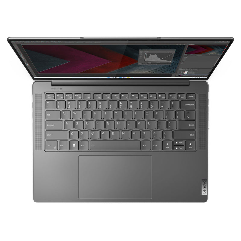 Lenovo Yoga Pro 7 Gen 8 - 14.5" 3K / i7 / 16GB / 1TB (NVMe M.2 SSD) / RTX 3050 6GB VGA / Win 11 Home / 1YW / Arabic/English / Storm Grey - Laptop