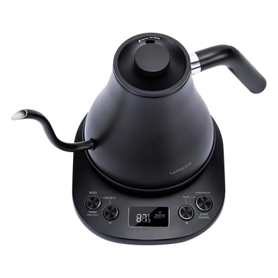 Lepresso Electric Pour-Over Kettle Temperature Adjustable - Black Color