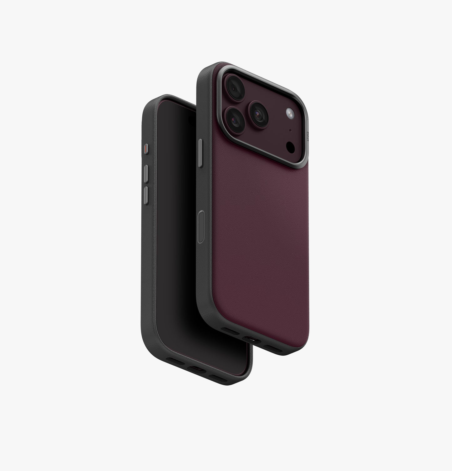 Uniq Hybrid Lyden DS MagSafe Case for iPhone 18 Pro - Deep Maroon