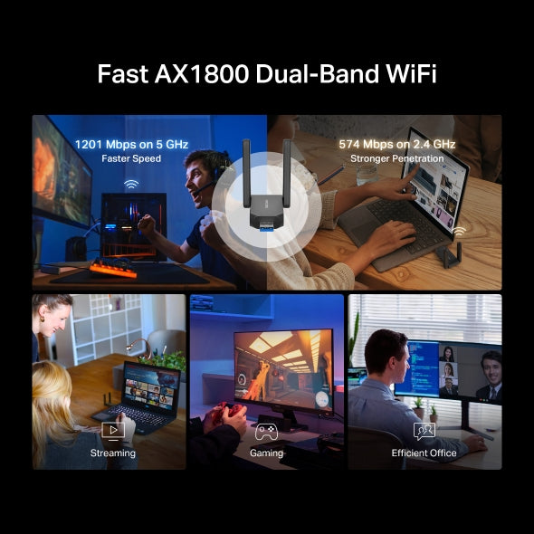 Mercusys MA72XH - AX1800 High Gain Wireless Dual Band USB Adapter