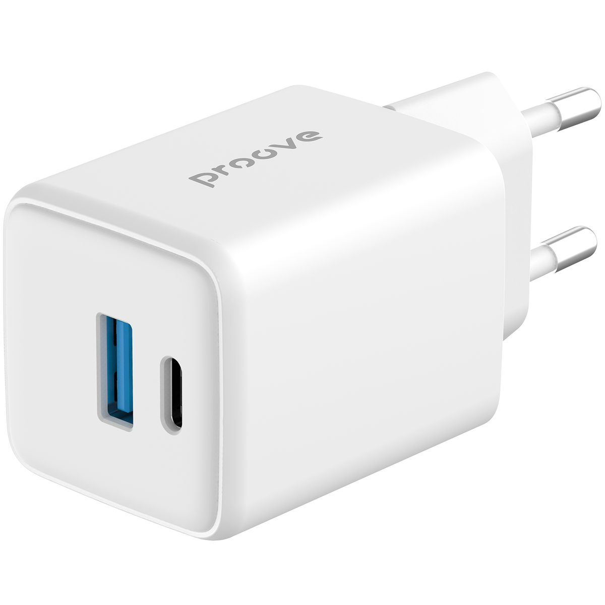 Proove Wall Charger Proove Silicone Power 2 30W (Type-C + USB) UK - White