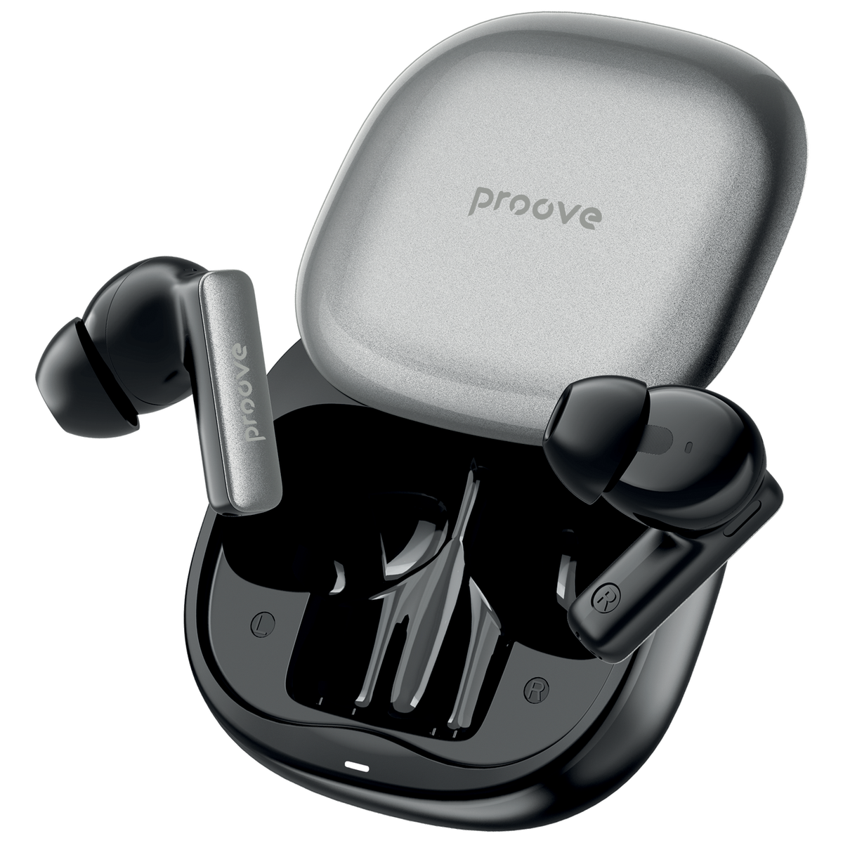 Proove NoLimit TWS Earbuds with Hybrid ANC - Black/Gray