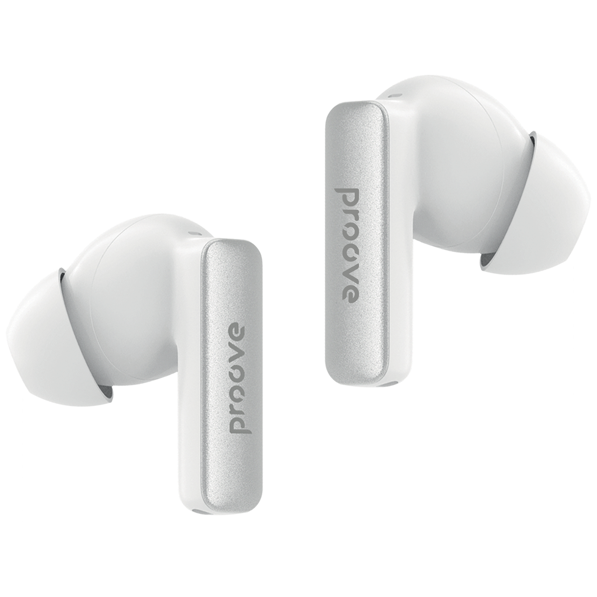 Proove NoLimit TWS Earbuds with Hybrid ANC - White/Silver