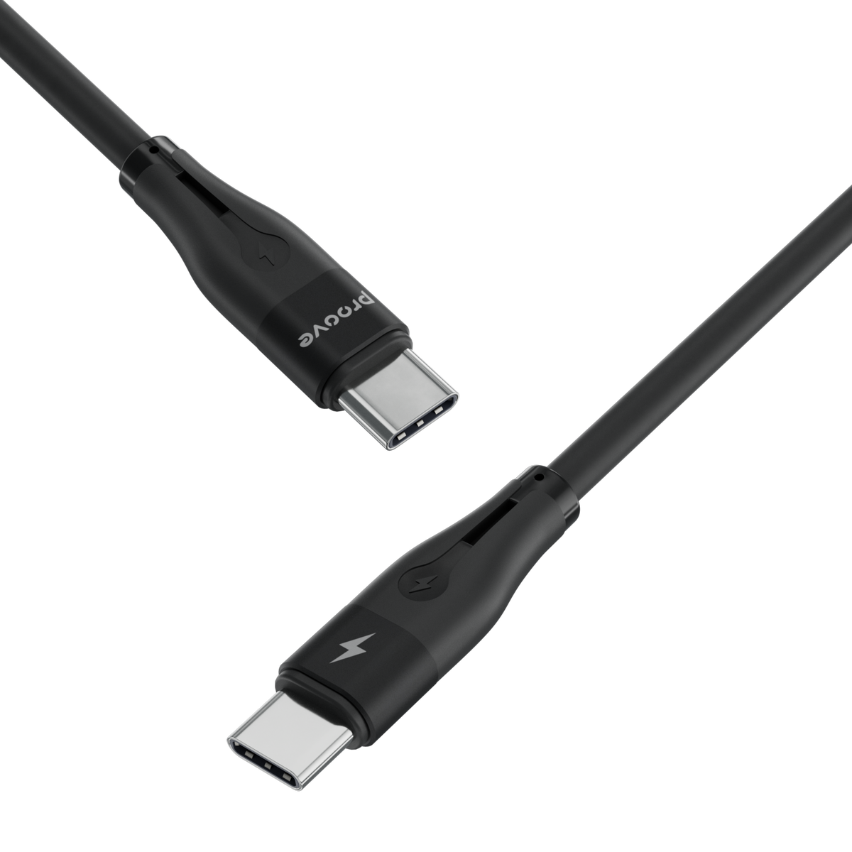 Proove Cable Proove Soft Silicone Type-C to Type-C Cable - 60W / 2 Meter / Black