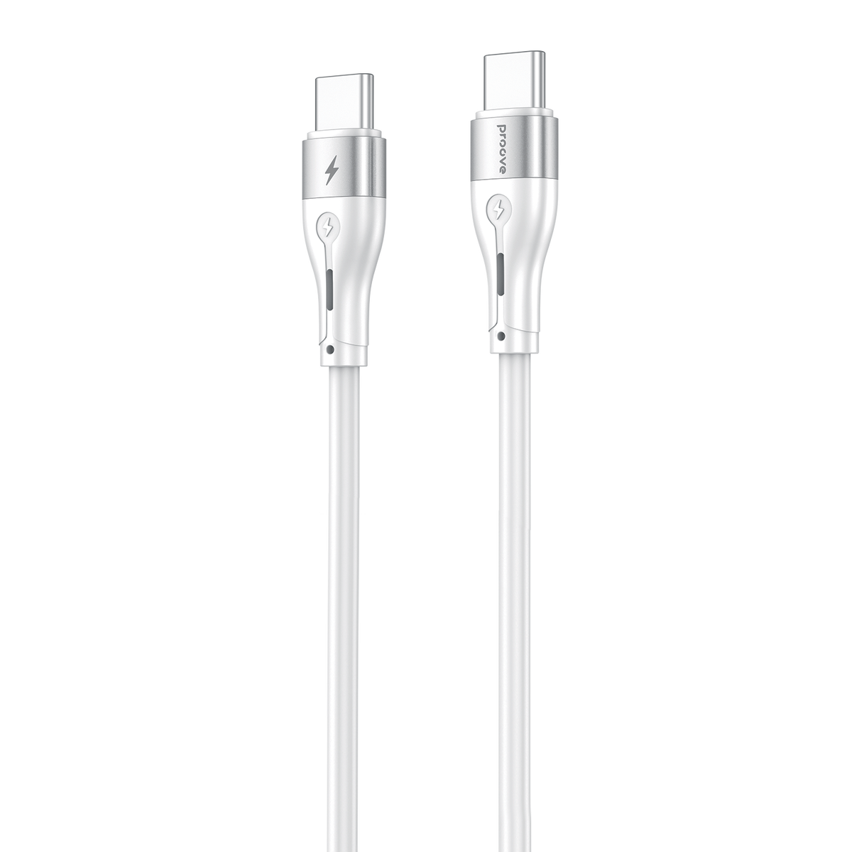 Proove Cable Proove Soft Silicone Type-C to Type-C Cable - 60W / 2 Meter / White