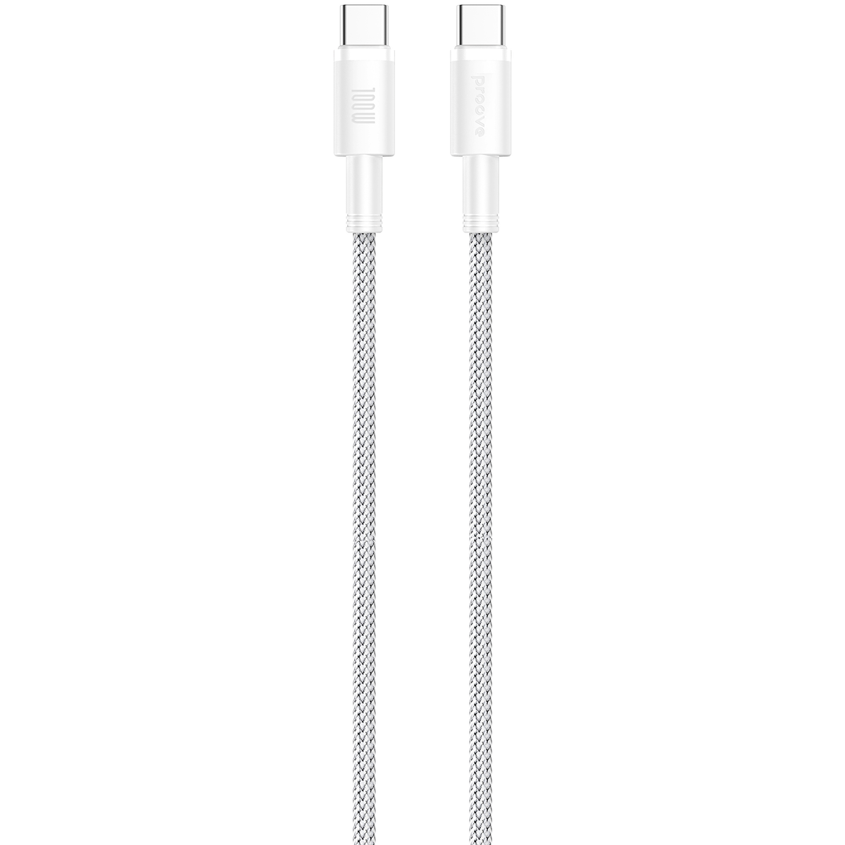 Proove Cable Proove Nylo Type-C to Type-C Cable - 100W / 1.5 Meter / White