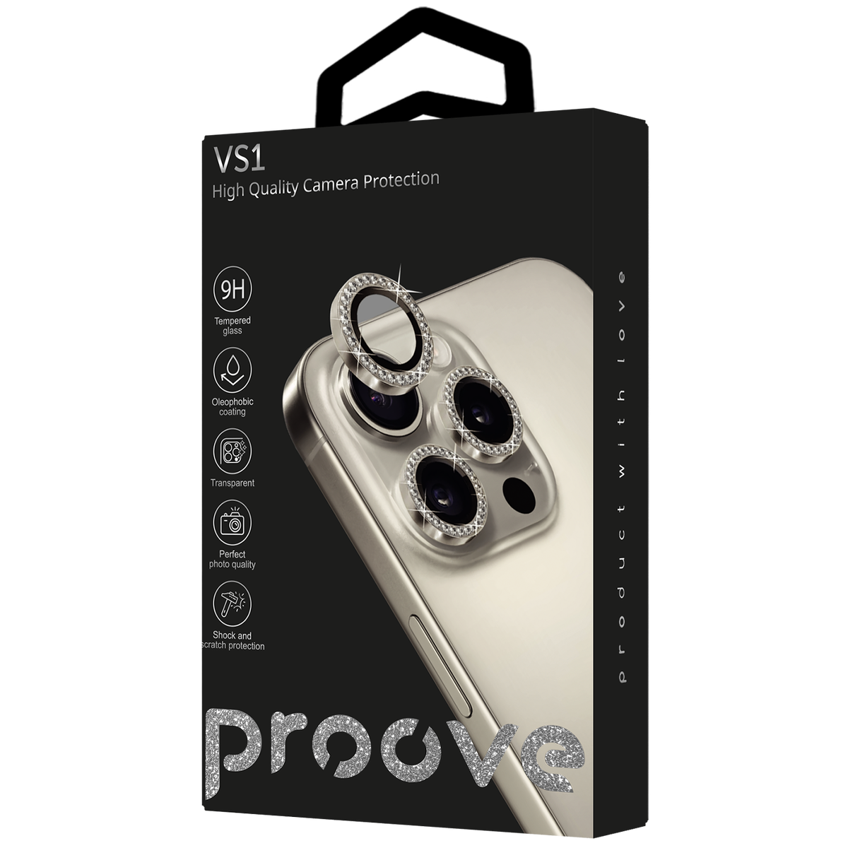 Proove VS1 Camera Protection for iPhone 17 Pro / 17 Pro Max - Natural Titanium
