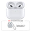 Apple Airpods (3rd generation) With MagSafe Wireless Charging Case - Bluetooth 5.0 / White