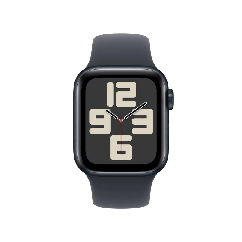 Apple Watch SE (2nd Gen) with Sport Band - LTPO OLED / 40mm / Medium/Large / Bluetooth / Wi-Fi / Midnight Smart Watches