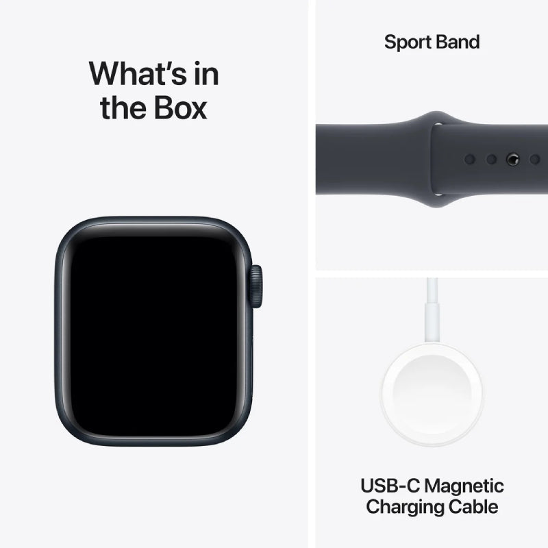 Apple Watch SE (2nd Gen) with Sport Band - LTPO OLED / 40mm / Medium/Large / Bluetooth / Wi-Fi / Midnight Smart Watches