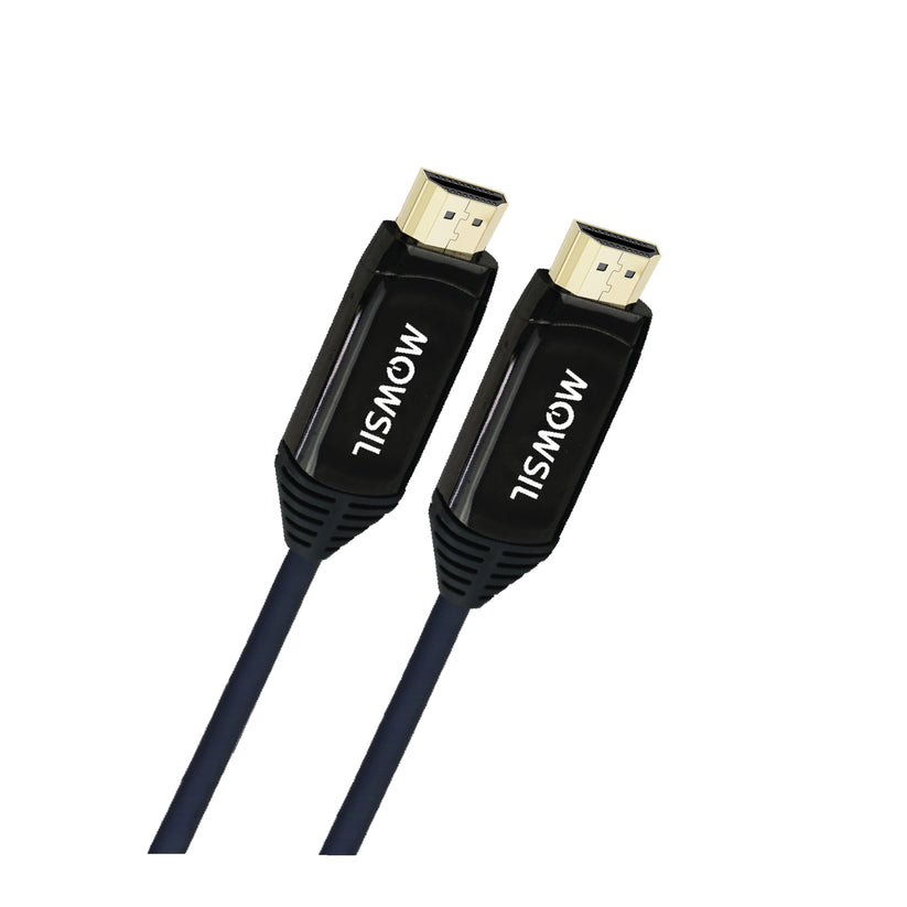 كابل  Mowsil 8K إتش دي إم أي .1 Active Optical كابل  48 جيجابت في الثانية / 10 متر  أسود