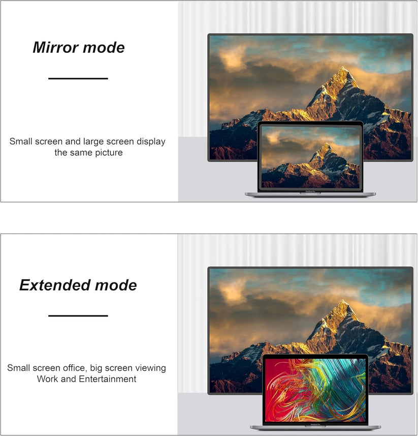 كابل  Mowsil 8K إتش دي إم أي .1 Active Optical كابل  48 جيجابت في الثانية / 10 متر  أسود