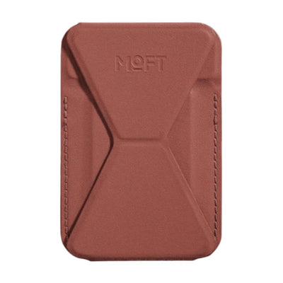 MOFT Snap-On iPhone Stand & Wallet - Seinna Brown