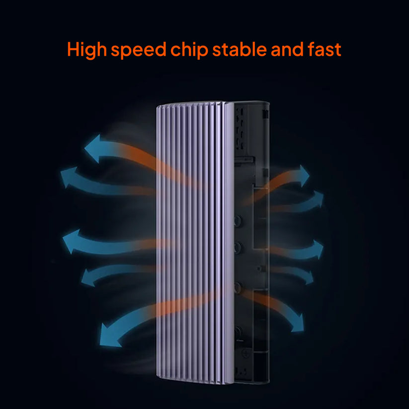 إس إس دي Mowsil م.2 NVMe - 10 جيجابت في الثانية / يو اس بي .1 الجيل / رمادي