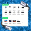 Mowsil USB 3.0 Extension Cable - 5Gbps / 1.8 Meter / Black/Grey