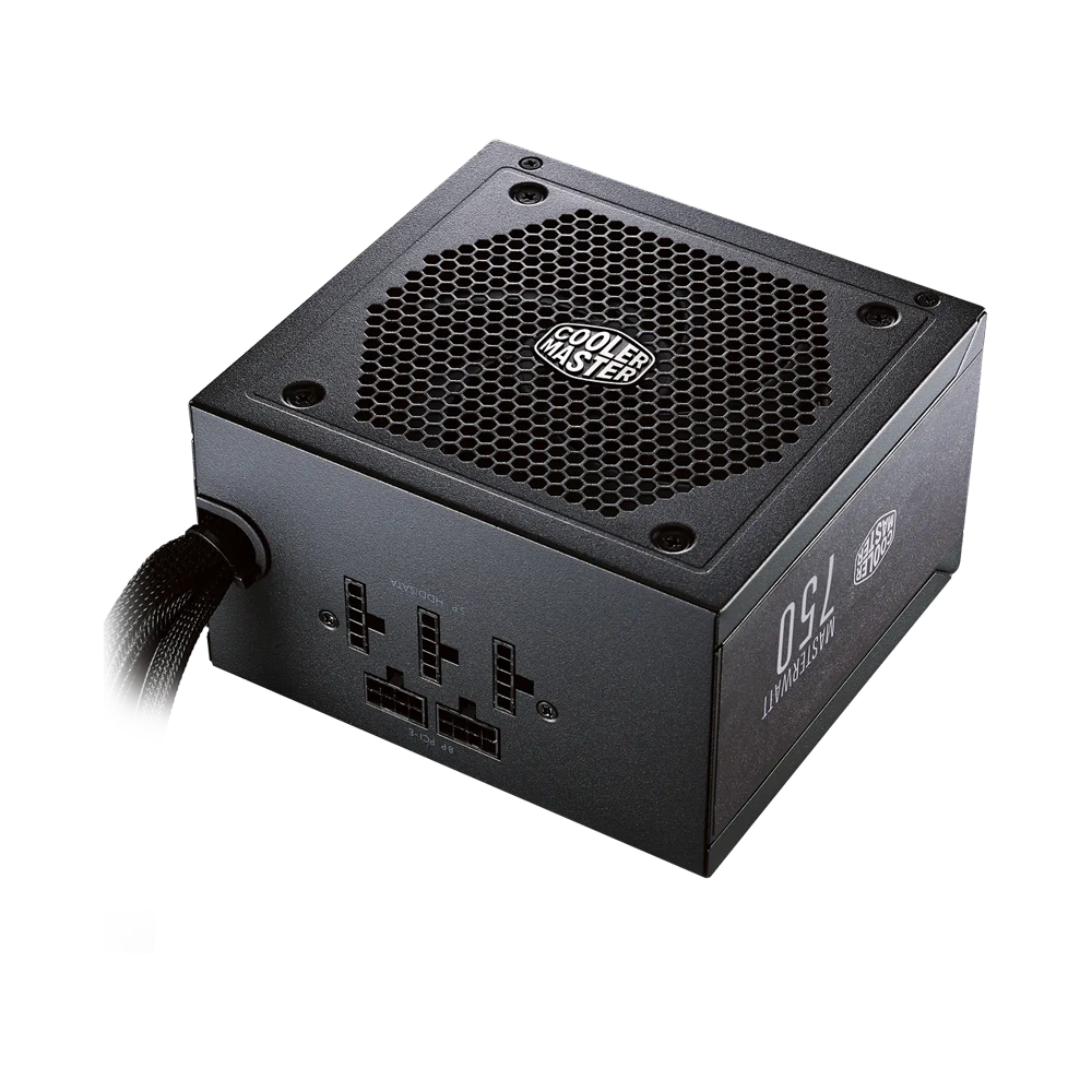 Cooler Master MASTERWATT Semi-fanless Modular Power Supply - 750W / Black