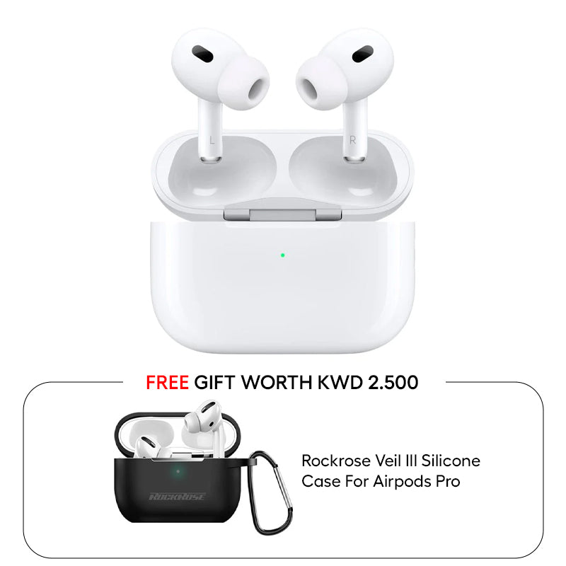 Apple AirPods Pro (2nd generation) with Wireless MagSafe Charging Case, Lighting Port - White