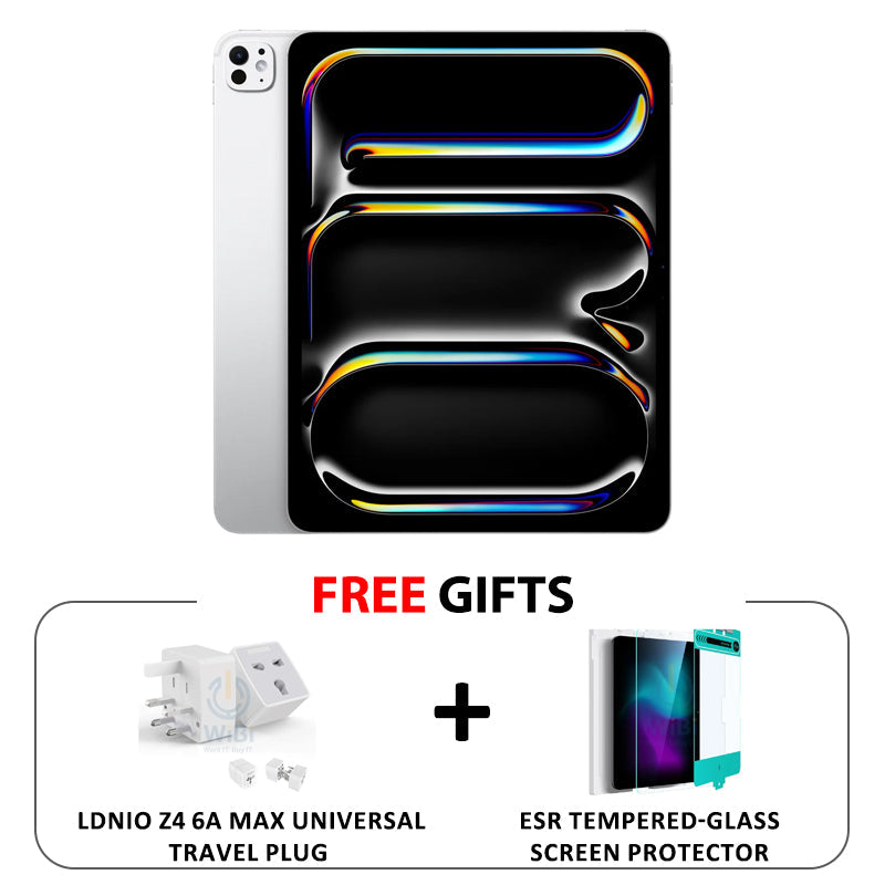 ابل ايباد برو (2024) / 13 بوصة / 256 جيجابايت  WiFi / فضي هواتف  تابلت  تابلت