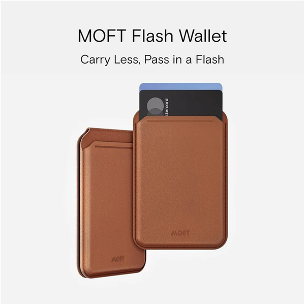 حامل  ومحفظة MOFT Flash - بني