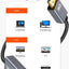 Mowsil HDMI to VGA Adapter - 1080p / Grey