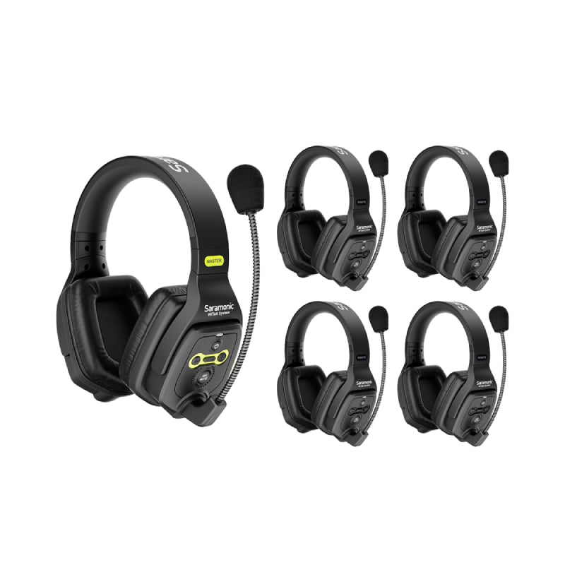 Saramonic WiTalk WT5D WiTalk Wireless Intercom Headset System - Black