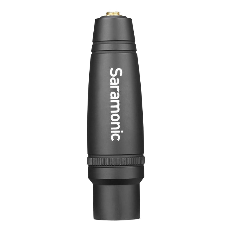 Saramonic C-XLR+ 3.5MM Female TRS TO XLR Male Audio Adapter - Black