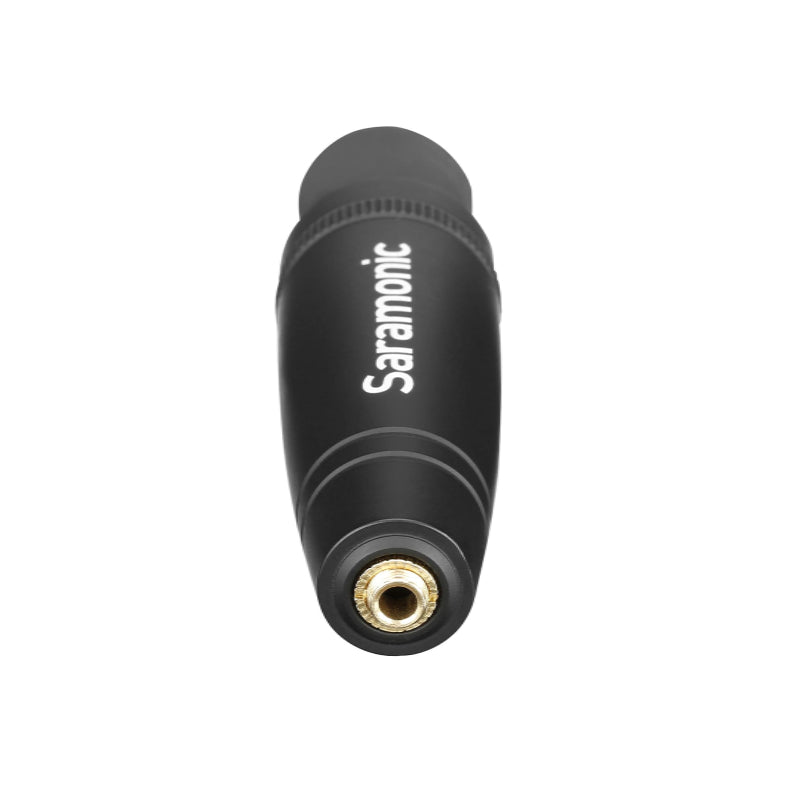 Saramonic C-XLR+ 3.5MM Female TRS TO XLR Male Audio Adapter - Black